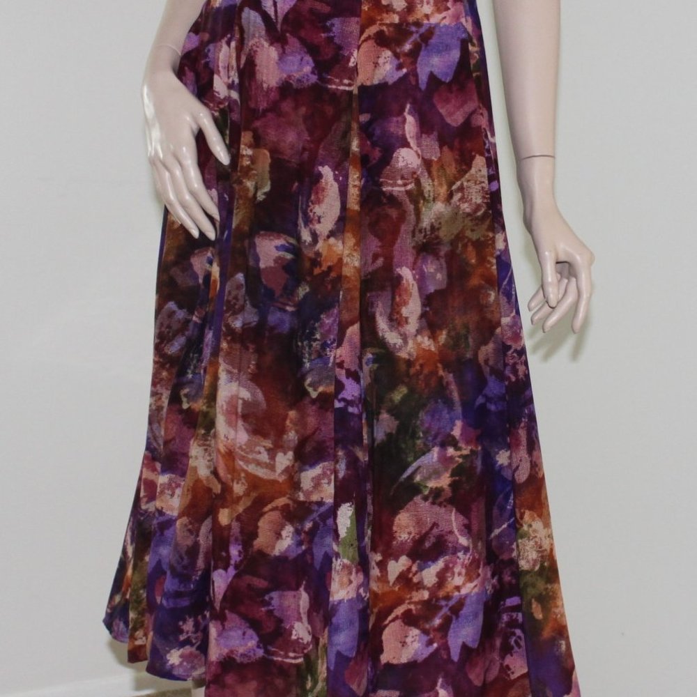 Coldwater Creek Watercolor Skirt